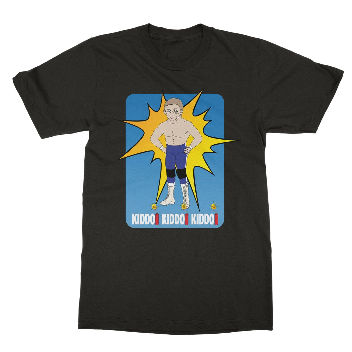 Dynamite Kid KIDDO! KIDDO! KIDDO! Softstyle T-Shirt