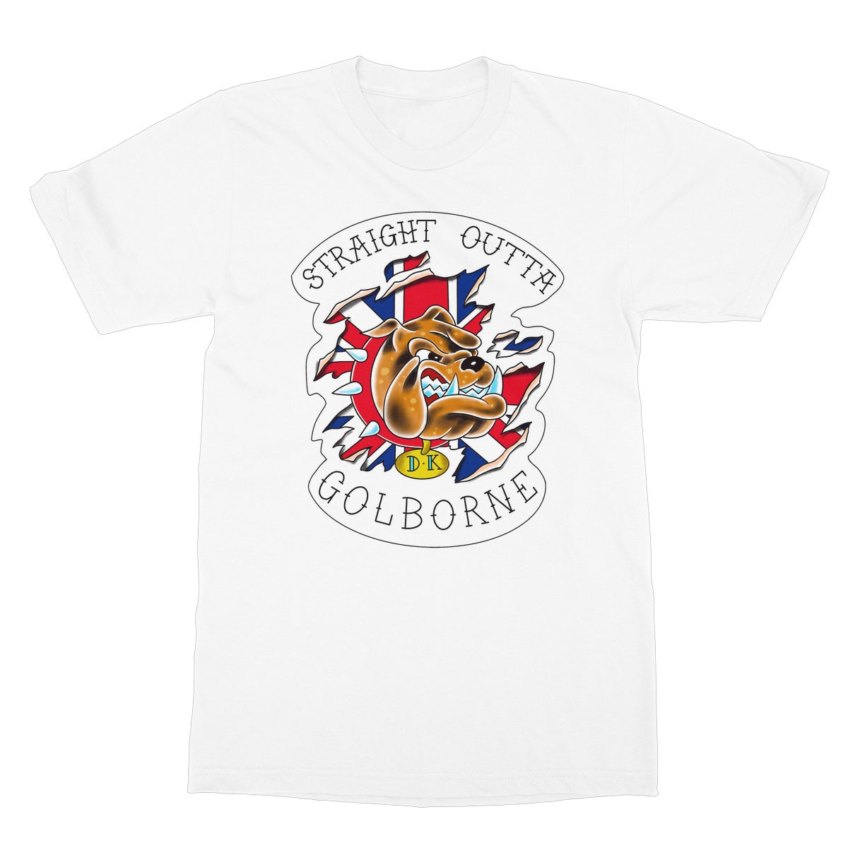 Dynamite Kid Straight Outta Golborne Softstyle T-Shirt