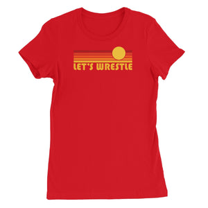 Let's Wrestle Sunrise Women's Short Sleeve T-Shirt