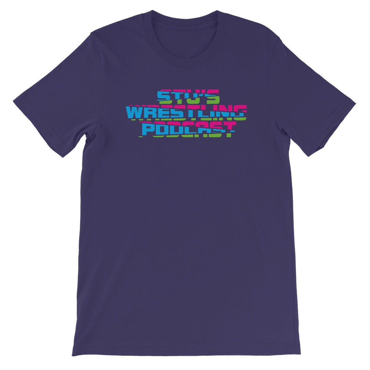 Stu's Wrestling Podcast Logo Unisex Short Sleeve T-Shirt