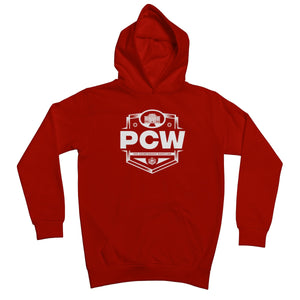 PCW UK Logo White Kids Hoodie