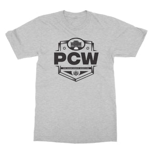 PCW UK Logo Black Softstyle T-Shirt