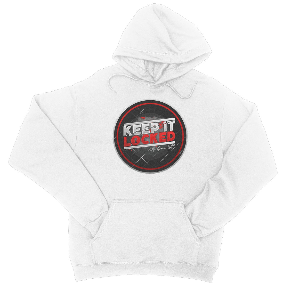 Simon Hill Keep It Locked Circle Logo V2 College Hoodie