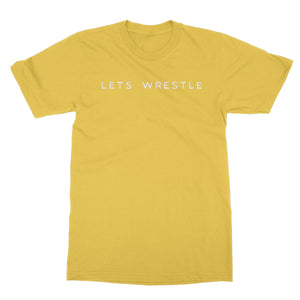 Let's Wrestle Logo Softstyle T-Shirt