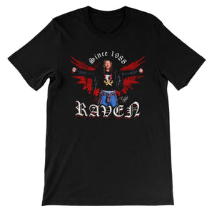 Raven Retro Unisex Short Sleeve T-Shirt