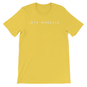 Let's Wrestle Logo Unisex Short Sleeve T-Shirt