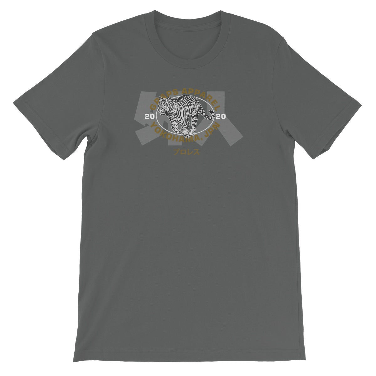 GRAPS  Black Tiger Gold Unisex Short Sleeve T-Shirt