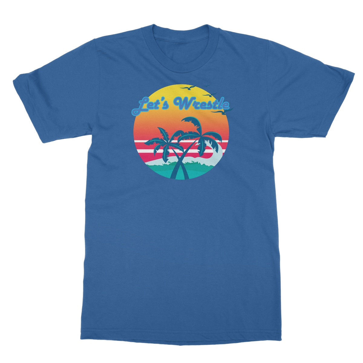 Let's Wrestle Tropical Heat Wave Softstyle T-Shirt