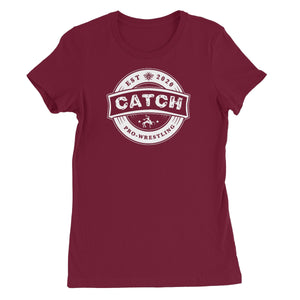 CATCH Pro-Wrestling Logo WHITE Women's Short Sleeve T-Shirt