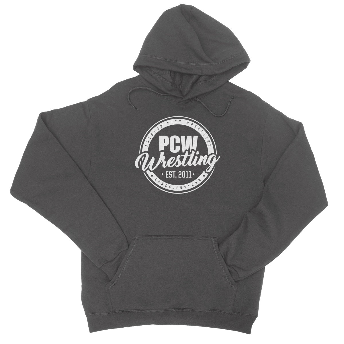 PCW UK White Roundel Logo College Hoodie