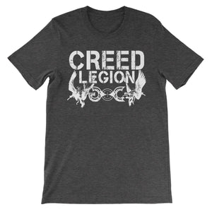 Garrison Creed Legion White Unisex Short Sleeve T-Shirt