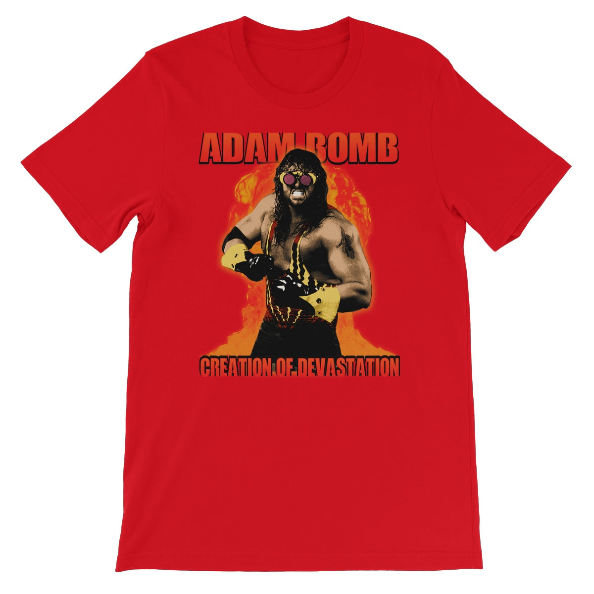 Adam Bomb Creation of Devastation Unisex Short Sleeve T-Shirt