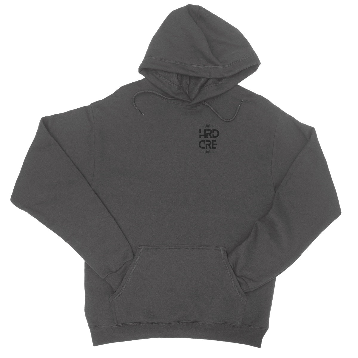 Thirteen | 10 HRDCRE STACKED Logo Black  College Hoodie
