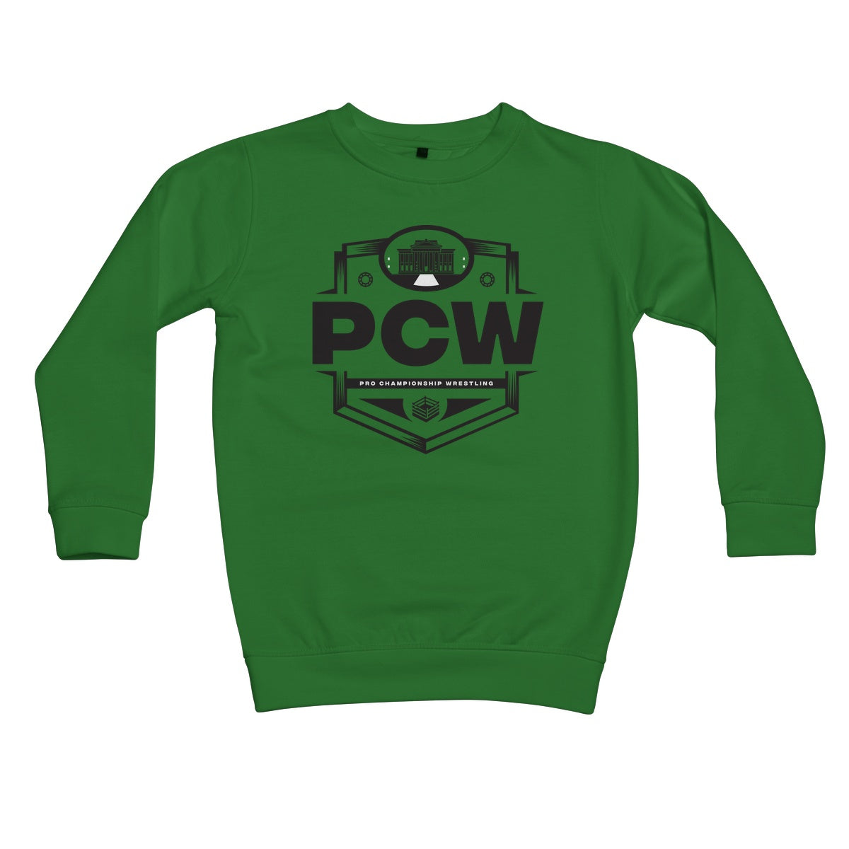 PCW UK Logo Black Kids Sweatshirt