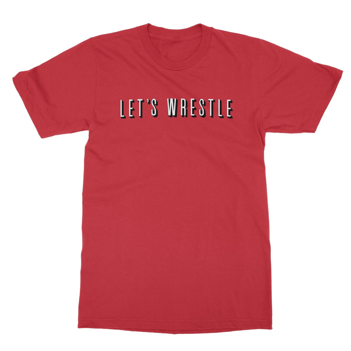 Let's Wrestle and Chill Softstyle T-Shirt