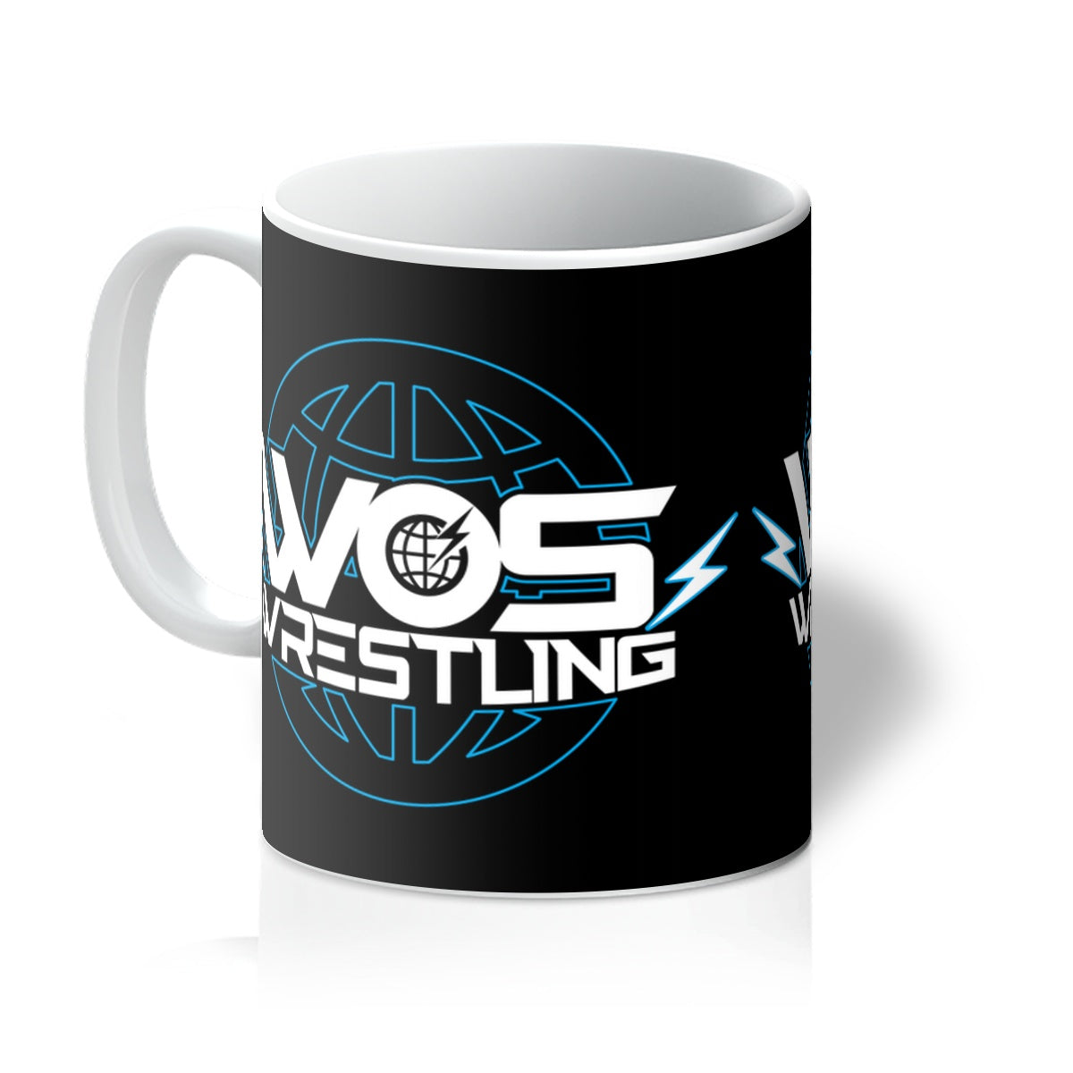 WOS Wrestling Logo Mug
