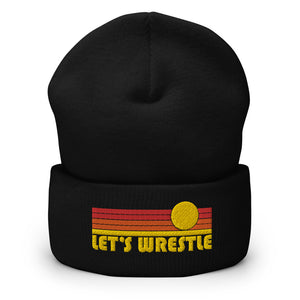 Let's Wrestle Sunrise Logo Cuffed Beanie
