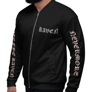 Raven Retro Unisex Bomber Jacket