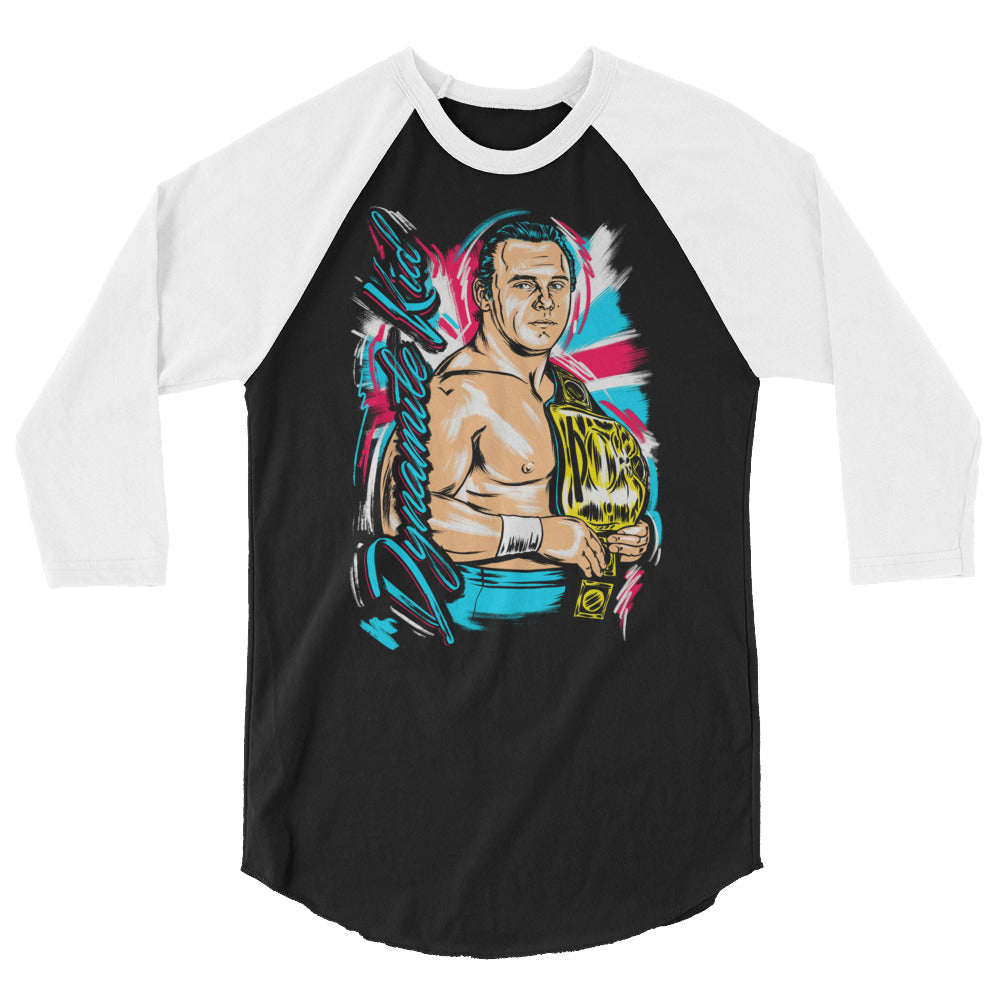 Dynamite Kid Art 3/4 sleeve raglan shirt