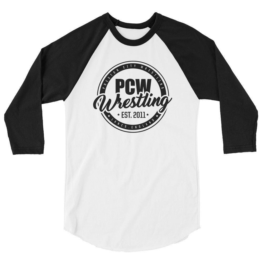 PCW UK Roundel Black Logo 3/4 sleeve raglan shirt
