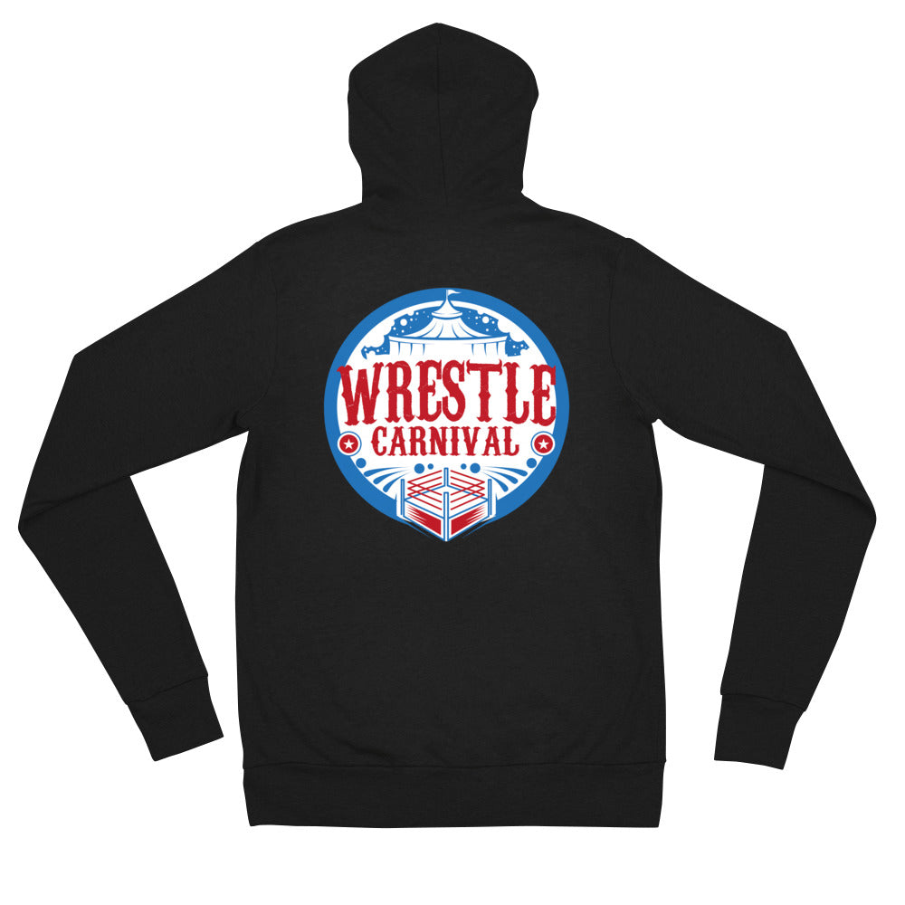 Wrestle Carnival Unisex zip hoodie