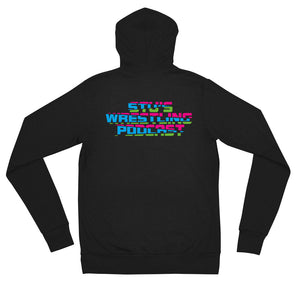 Stu's Wrestling Podcast Logo Unisex zip hoodie