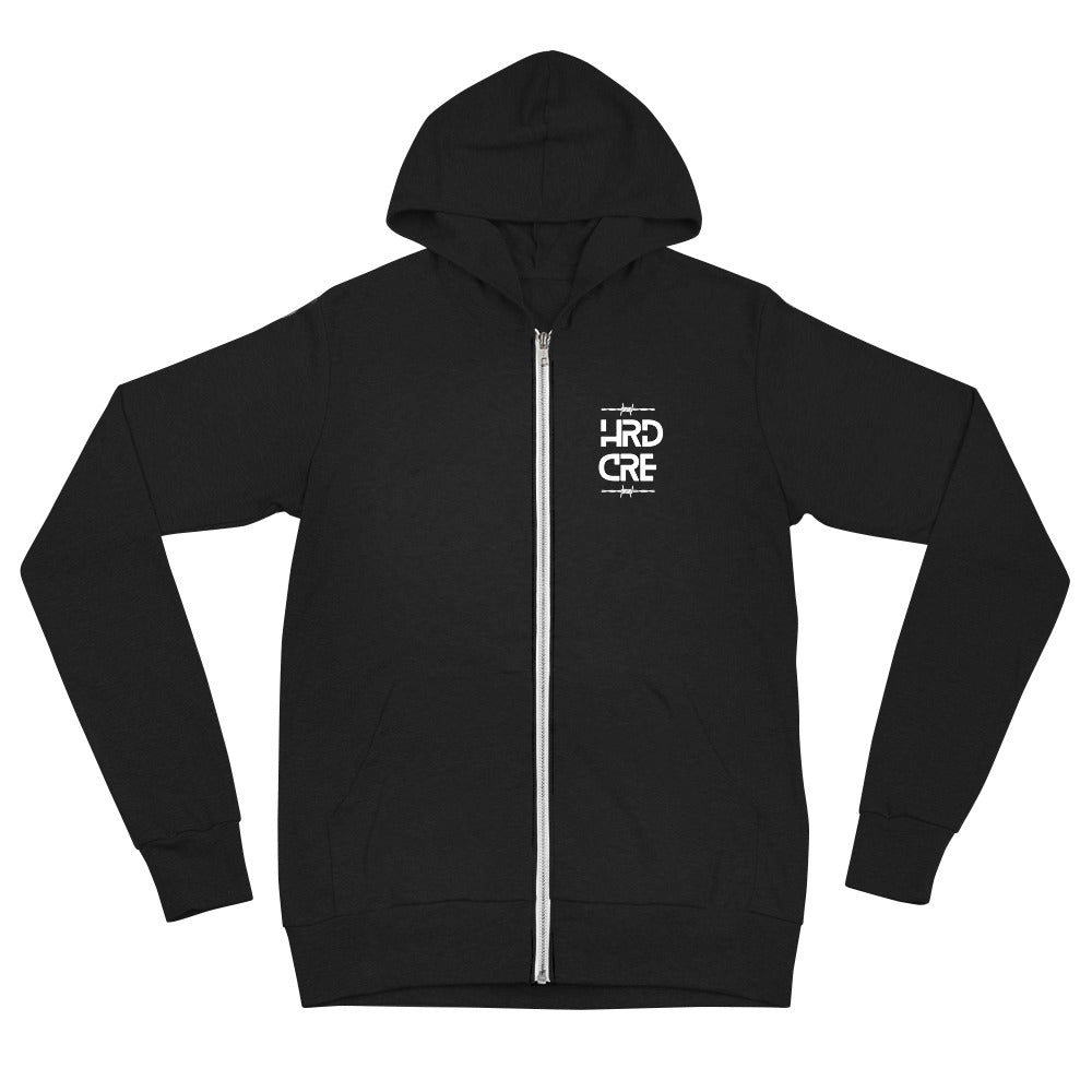 Thirteen | 10 HRDCRE Unisex zip hoodie