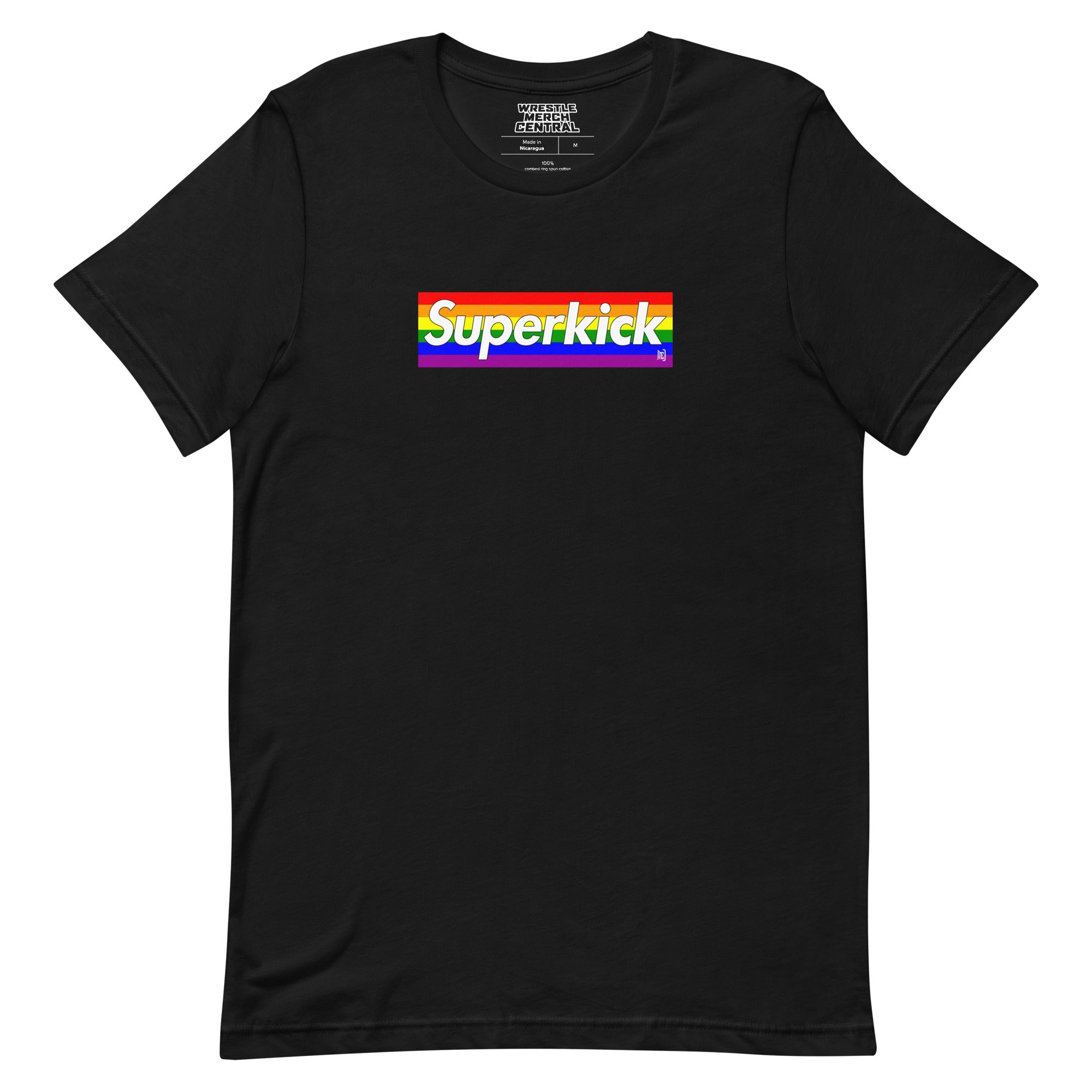 Superkick PRIDE Black Unisex T-Shirt