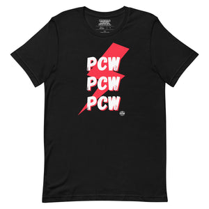 PCW UK Red Thunder Bolt Unisex T-Shirt