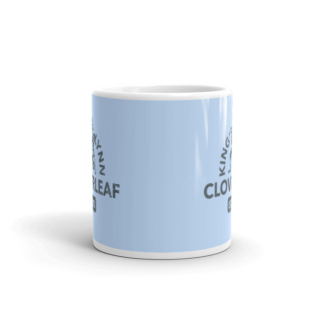 Nick Aldis King's Lynn Cloverleaf White glossy mug