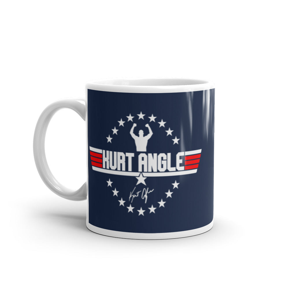 Kurt Angle Hero Glossy Mug