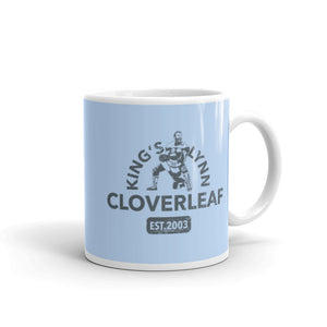 Nick Aldis King's Lynn Cloverleaf White glossy mug